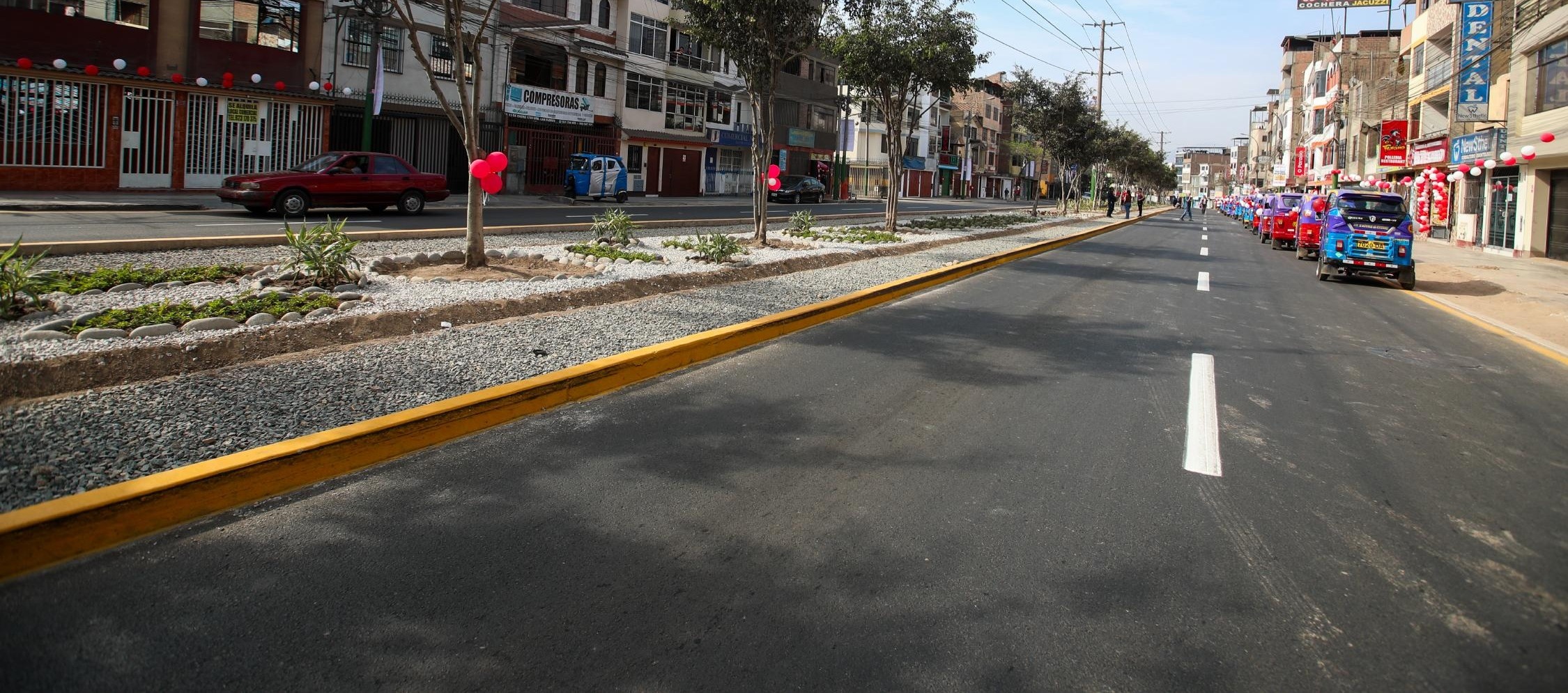 Avenida Central transformada – San Juan de Lurigancho